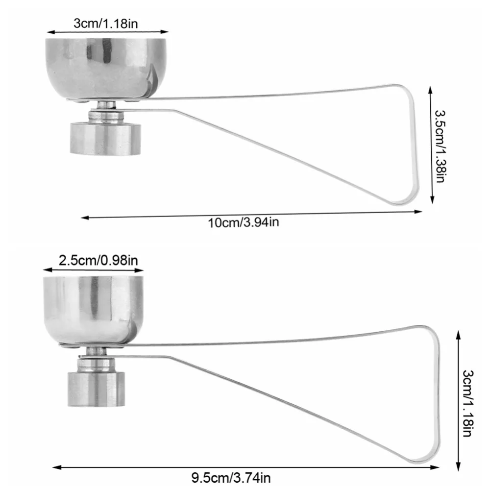 1 шт. металлический нож для яиц 304 нержавеющая сталь топ оболочка резки вареное