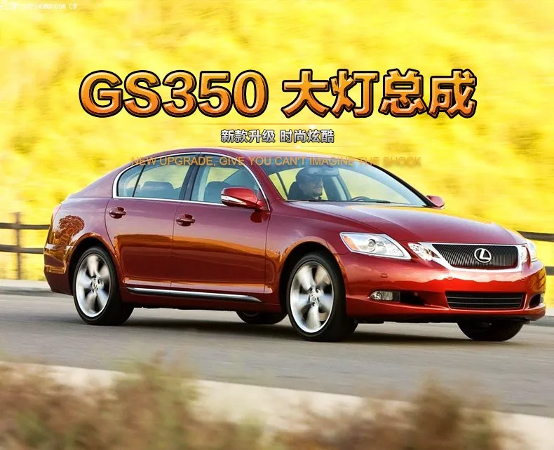 АКД стайлинга автомобилей для Lexus GS350 фары 2004-2011 GS300 светодиодный светодиодные дневные ходовые огни на передних фарах Bi Xenon объектив высокого ближнего парковка