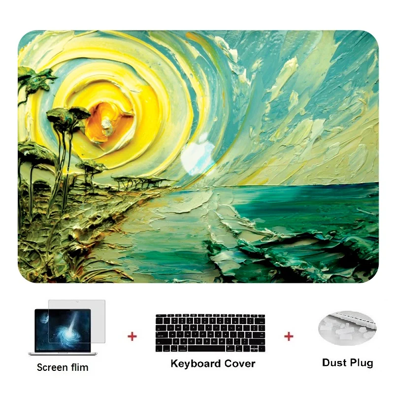 Новинка 2019 серия масляной живописи чехол для всех 2018 13 3 дюйма Apple Macbook Air с