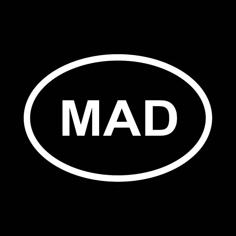 YJZT 14 8 см * 10 стикер автомобиля MAD Мадрид город код страны овальная виниловая