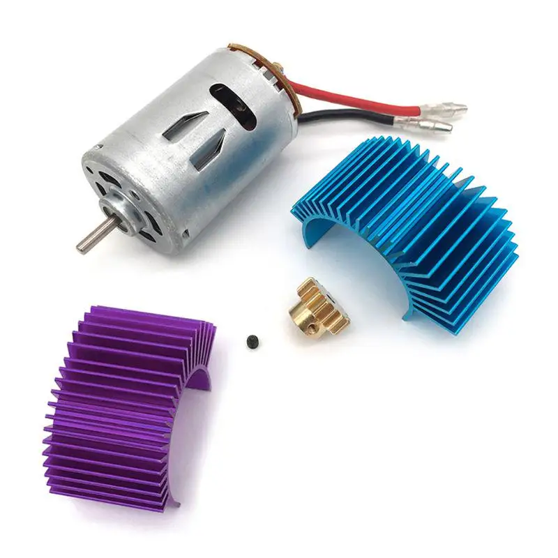 Rc автомобиль запасные Запчасти 540 550 двигатель радиатор для Wltoys 12428 12423 A959-B A969-B A979-B