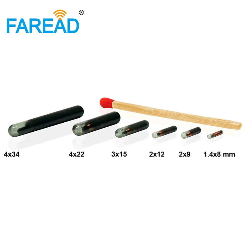 Bios Rfid Tags Microchip Animal Tracking 1.4*10mm Digital Pet ID Identifier Transponder Bioglass Tube Micro Chip LF Wholesale |