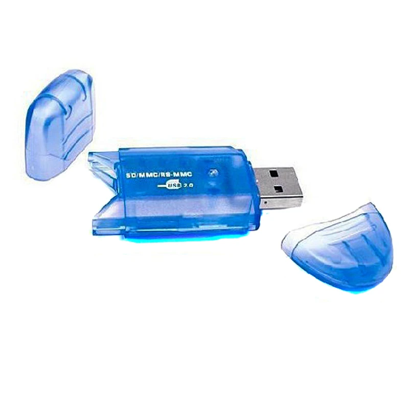 Многофункциональный высокоскоростной USB адаптер для чтения карт памяти MMC SD SDHC TF