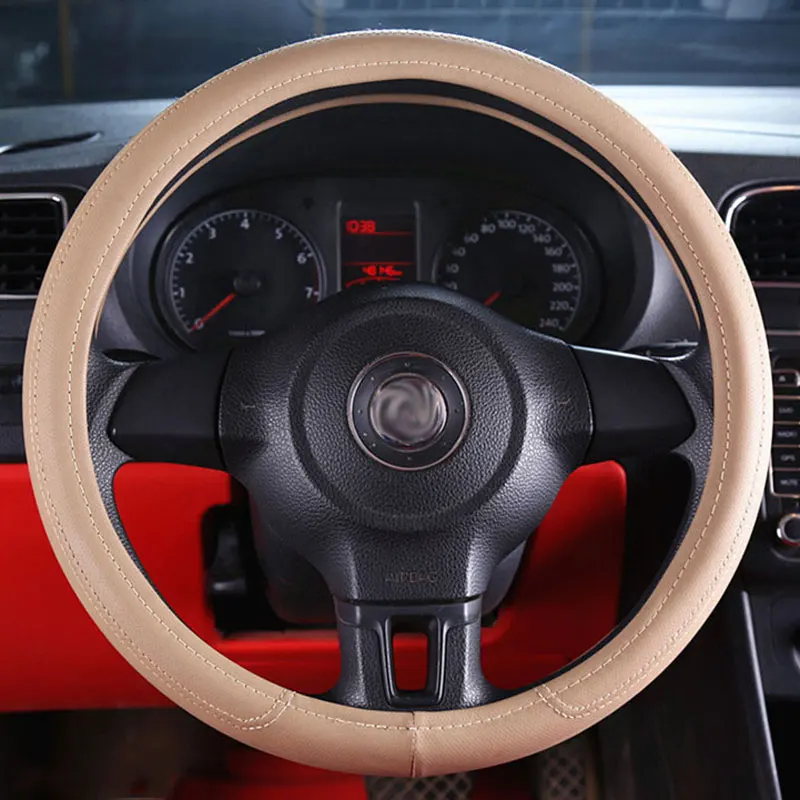 Чехол рулевого колеса автомобиля кожаные аксессуары для Daewoo gentra nexia lanos lacetti matiz