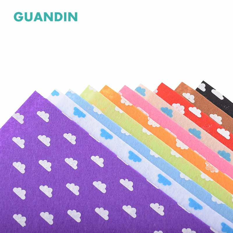 GUANDIN Нетканая ткань/толщина 1 мм/полиэфирная ткань для шитья кукол ремесла