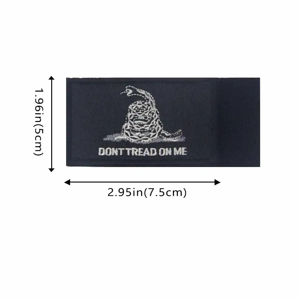 Нашивка Embird вышитая нашивка тактические заплатки змея не наклеивается на меня