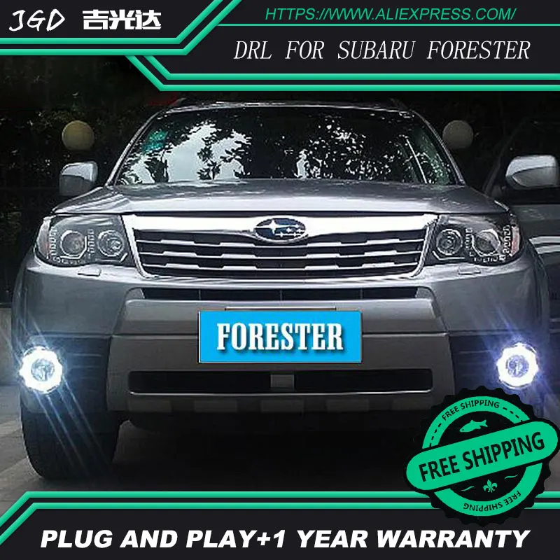 Для Subaru Forester 2009 2010 2011 2012 поворотный одиночный водонепроницаемый хромированный