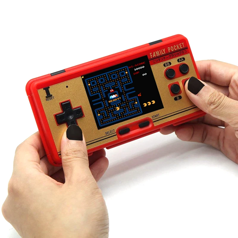 Портативная портативная игровая консоль с 638 классическими играми 8 битная ретро