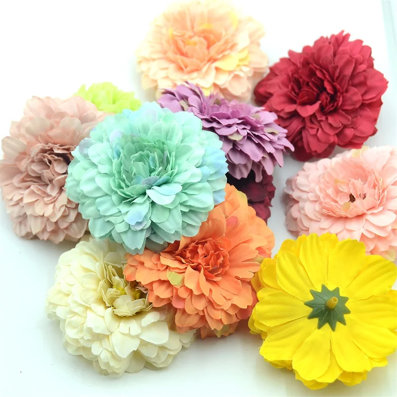 20 шт. цветы для украшения дома свадьбы скрапбукинга|artificial silk flower heads|silk headsflower head |