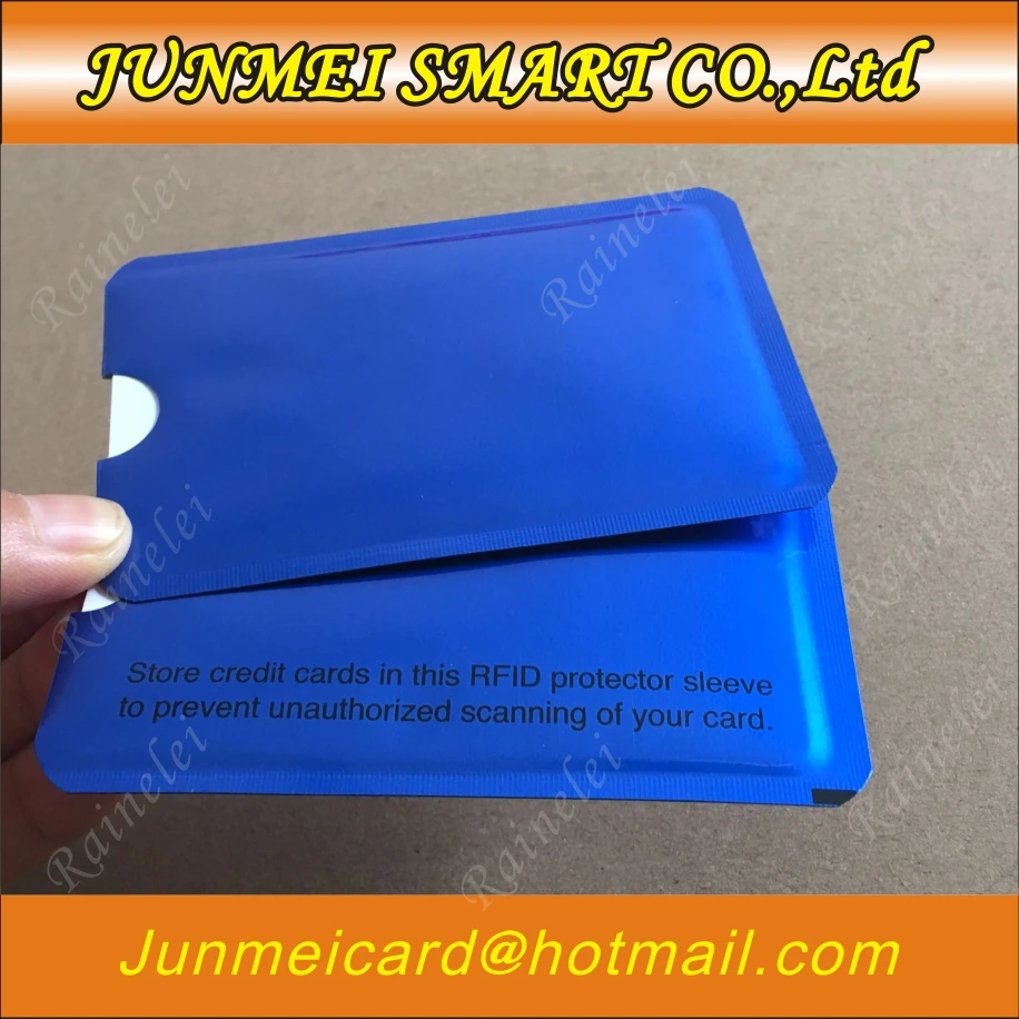 100PCS RFID Shielded Sleeve Card 13.56mhz IC card Protection NFC Prevent unauthorized scanning | Безопасность и защита