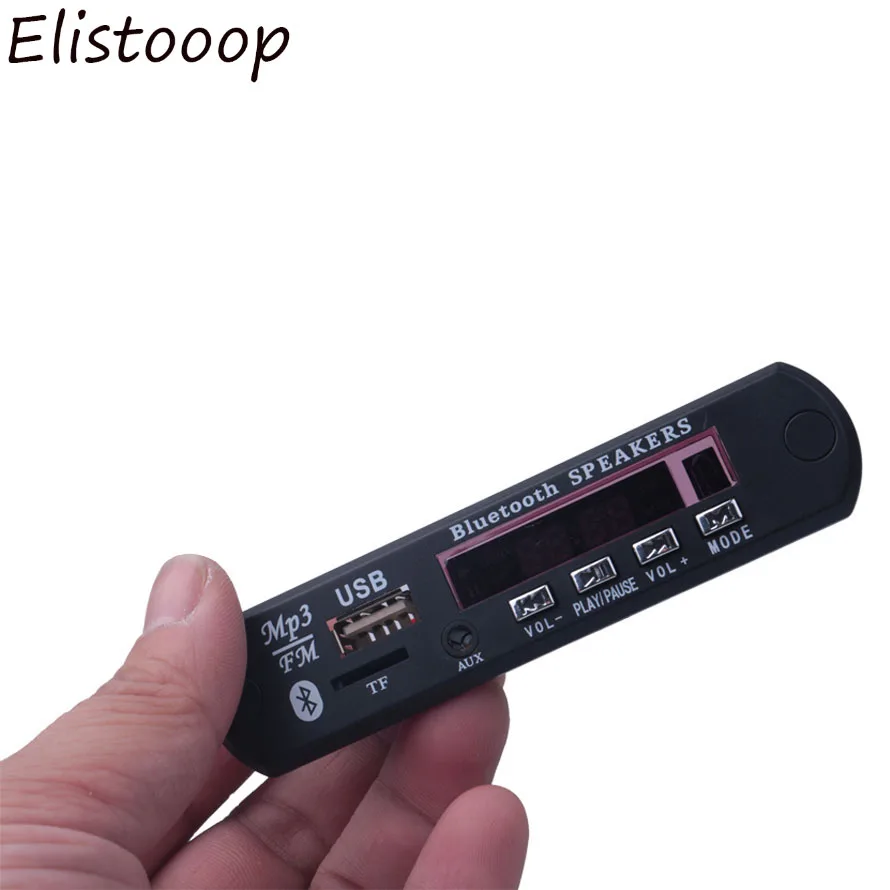2020 Bluetooth Беспроводная Музыка MP3 WMA декодер плата 12В автомобильный аудио модуль USB TF