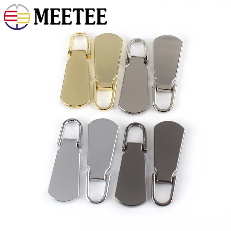Meetee 5 шт. съемные # металлические застежки молнии для ремонта головок комплекты