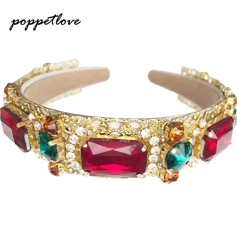 2017 Модная европейская винтажная повязка на голову в стиле барокко полная