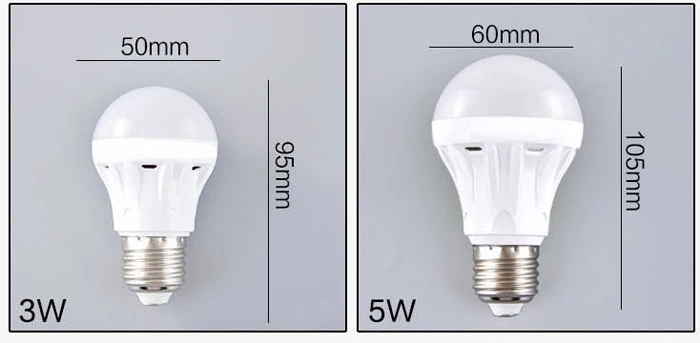 E27 Лампа Датчик Движения Светодиодные Лампы Звук + Свет Управления Авто Смарт
