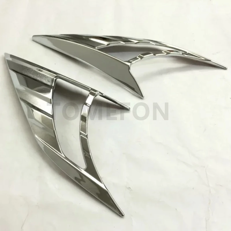 eyelid TOMEFON для Nissan Qashqai J11 передний головной светильник, головной светильник, крышка для век, отделка, внешние аксессуары ABS - Цвет: eyelid