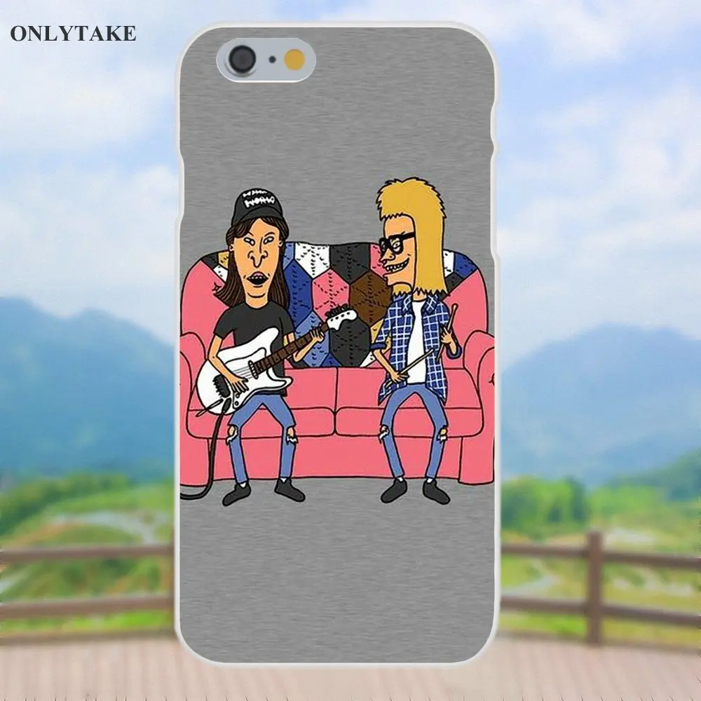 Vvcqod Beavis и Butthead для Apple iPhone 4 4s 5 5C SE 6 S 7 8 Plus X Galaxy большое ядро II Prime Alpha TPU Защитная