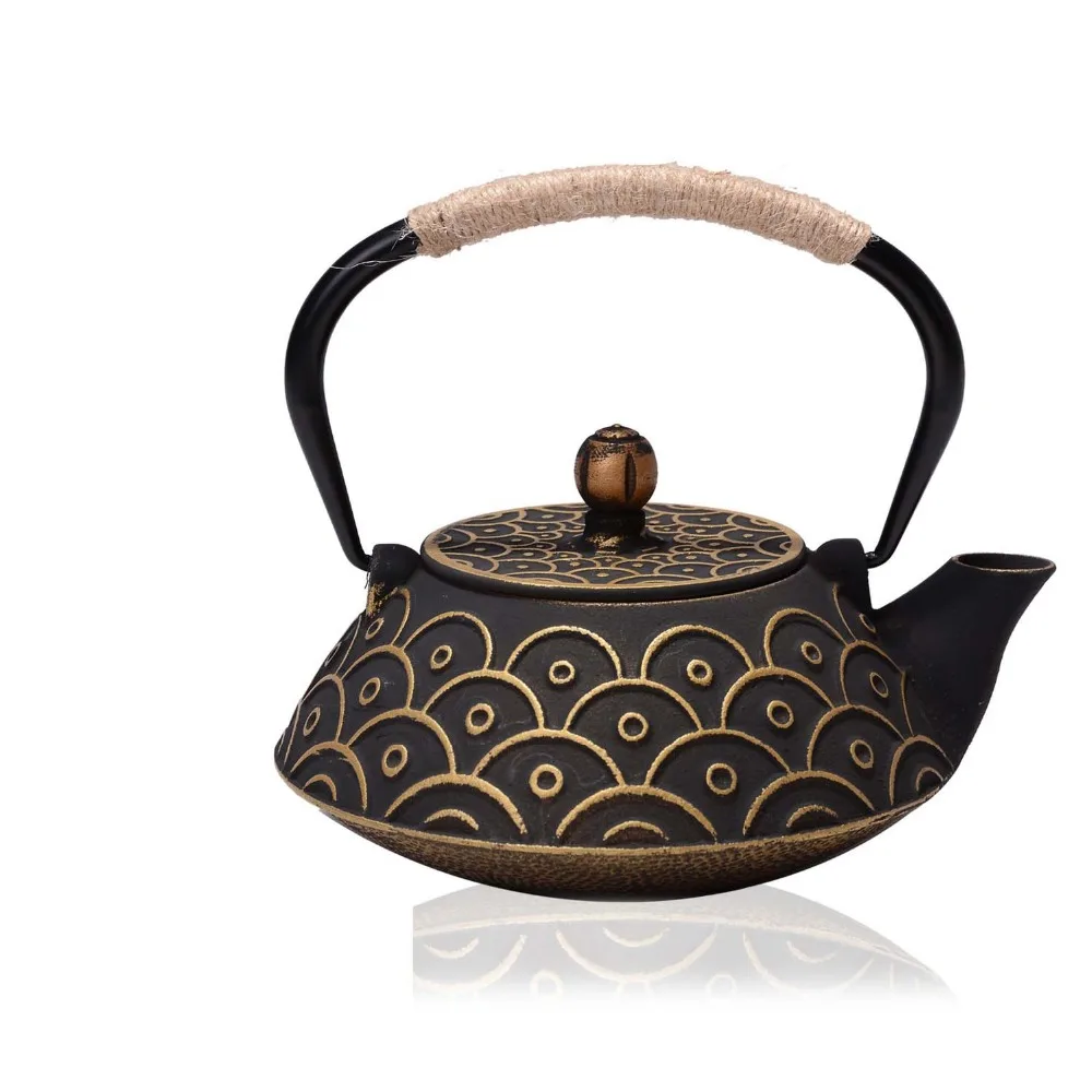 Чайные горшки Merlin бамбуковый чугунный Южный японский чайник без покрытия 900