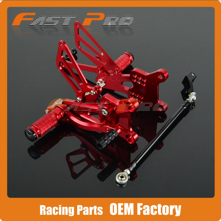 CNC мотоциклетная Регулируемая заготовка подножки педали для HONDA CBR600 F4I 2001 2002 2003 2004