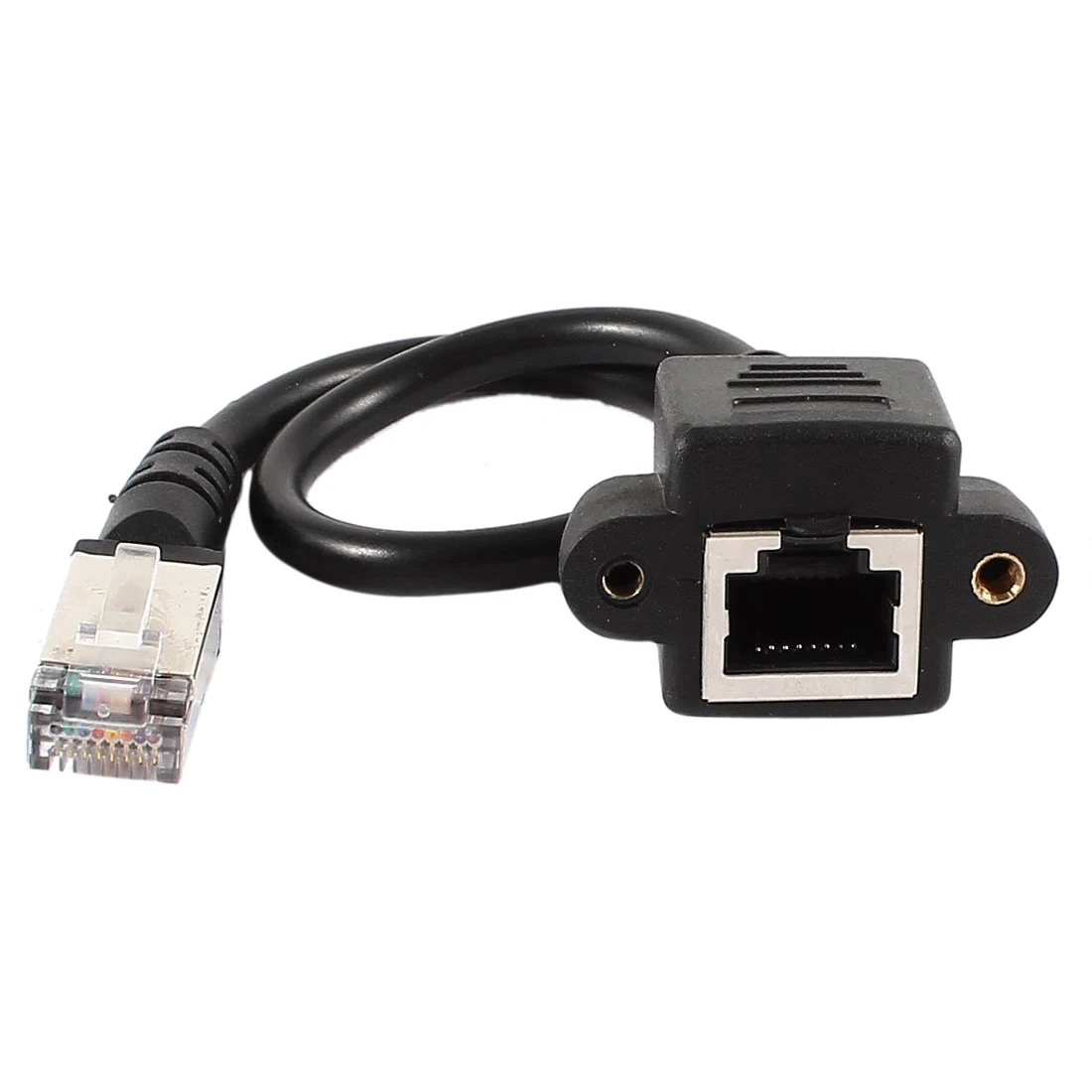 RJ45 женский и мужской адаптер сетевой Удлинительный кабель Панель Крепление 27 см|