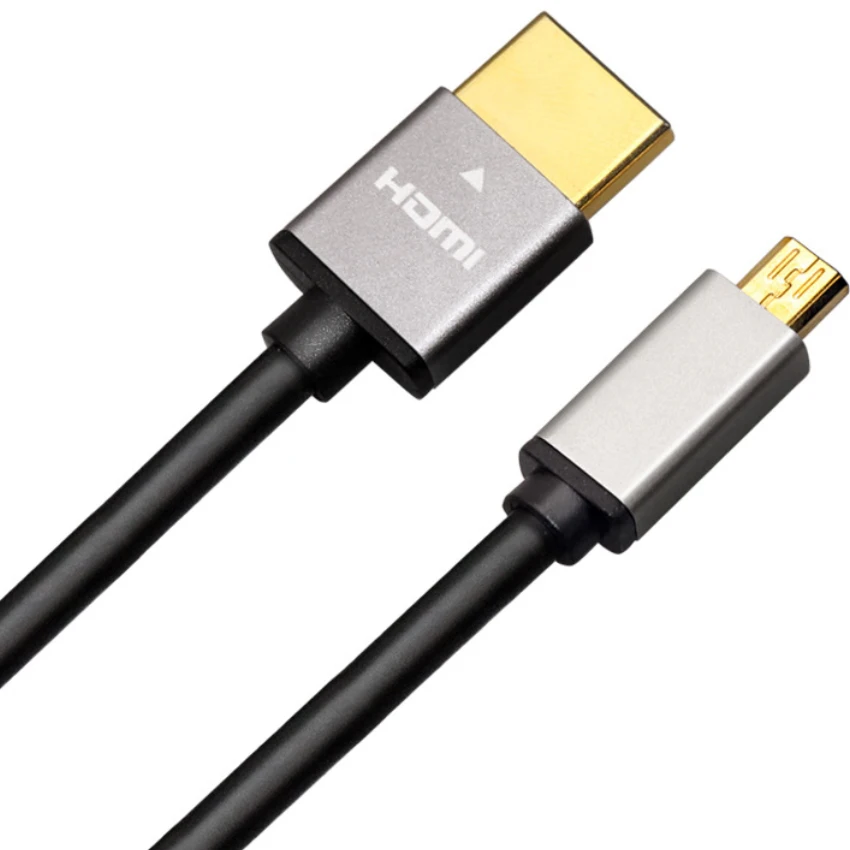Кабель 4K Micro HDMI в высокоскоростной позолоченный HDTV кабель-переходник поддержка 3D
