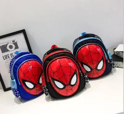 3D человек-паук ученик начальной школы Bookbag мультфильм детская книжная сумка Детский рюкзак