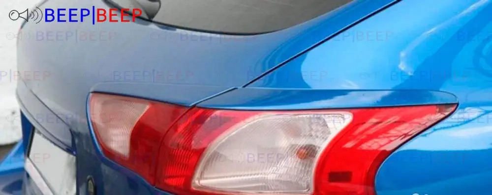 Брови на задних фонарях для Mitsubishi Lancer X Sportback 2009 ABS пластик фары cilia Тюнинг