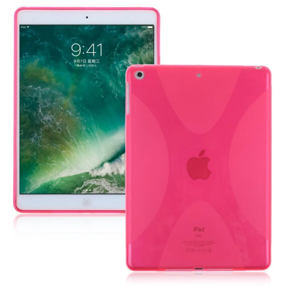 Матовый силиконовый защитный чехол X Line из ТПУ для Apple iPad 9 7 2018 2017 Air Tablet|bag for ipad|cover
