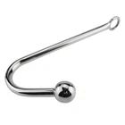 Водонепроницаемый сексуальный анальный крючок из нержавеющей стали с шариковым отверстием, металлическая Анальная пробка, секс-игрушки для мужчин и женщин, товары для взрослых