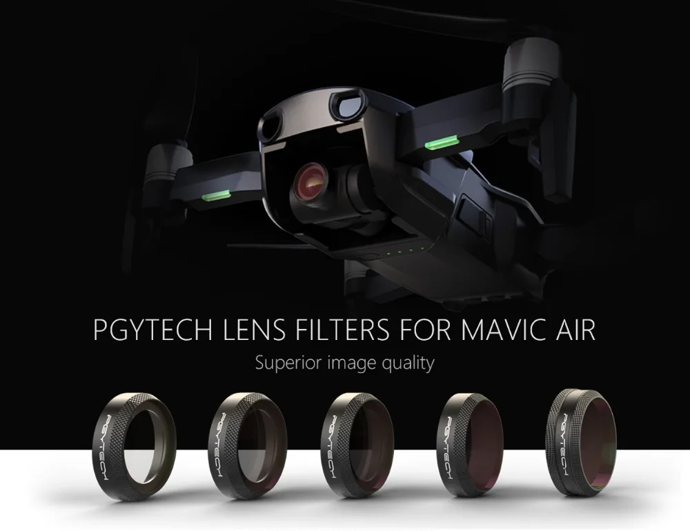 PGYTECH фильтр для DJI Mavic Air MRC-UV ND64 ND64PL MRC-CPL фильтр для объектива камеры для DJI Mavic Air Drone аксессуары