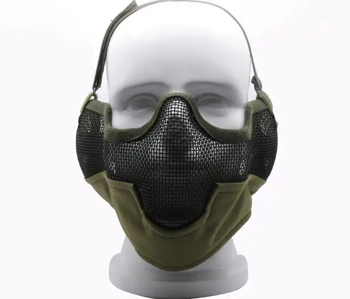 

Высококачественная жесткая металлическая сетка V2 для защиты ушей от страйкбола