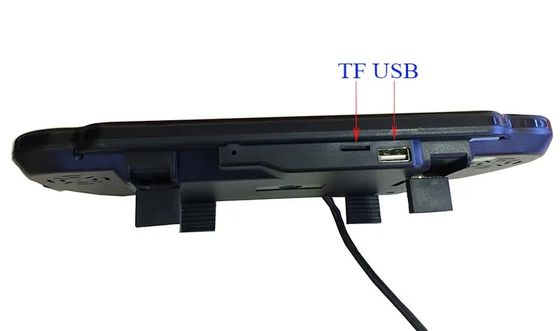 Bluetooth + MP5 TF USB 800*480 LCD FPV/Автомобильный зеркальный монитор заднего вида 7 дюймовый