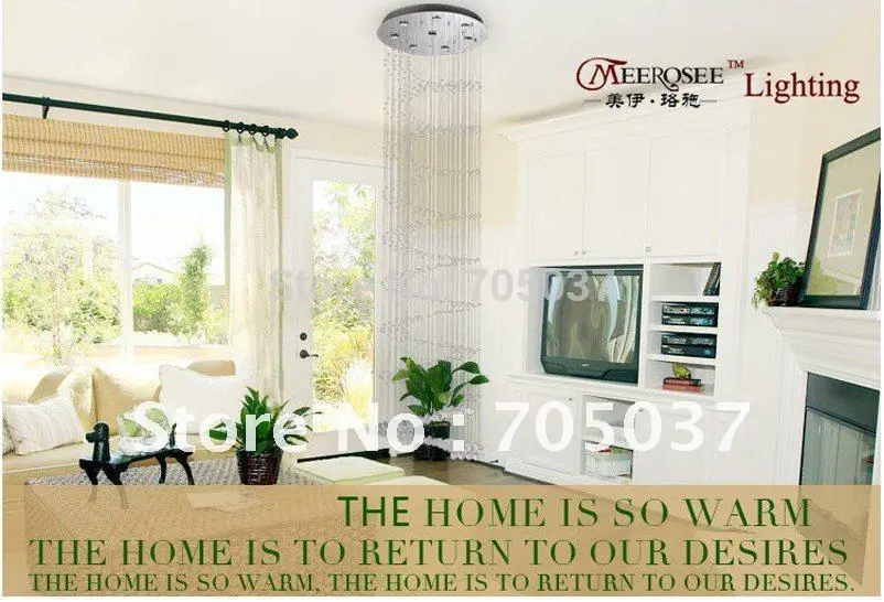 en Ucuz Yeni Tasarım Spiral Kristal Tavan Işık Lustres De Sala Uzun Kristal Tavan Aydınlatması Fikstür Lobi GU10 Ampuller MD2088
