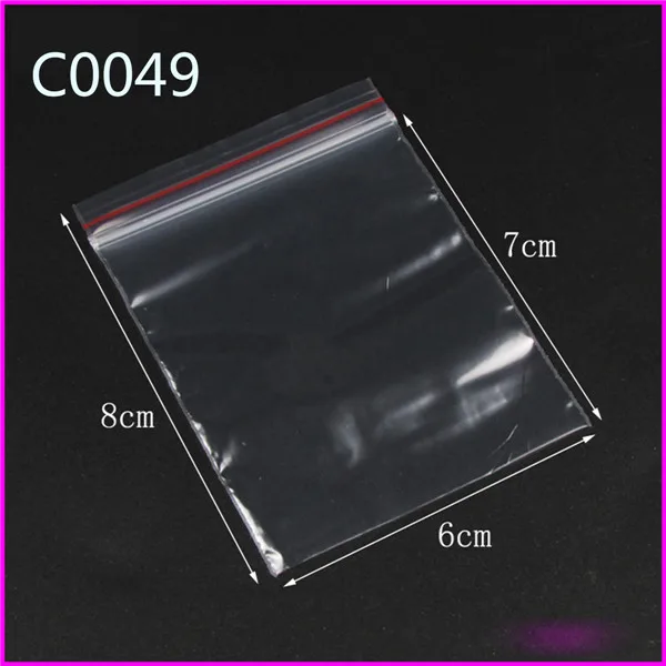 

Полиэтиленовые пакеты Hua Ming Ce прозрачные 6*8 см 100 шт