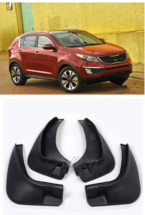 

Брызговики FUNDUOO для KIA Sportage R 2011 2012 2013 2014, 4 шт./комплект