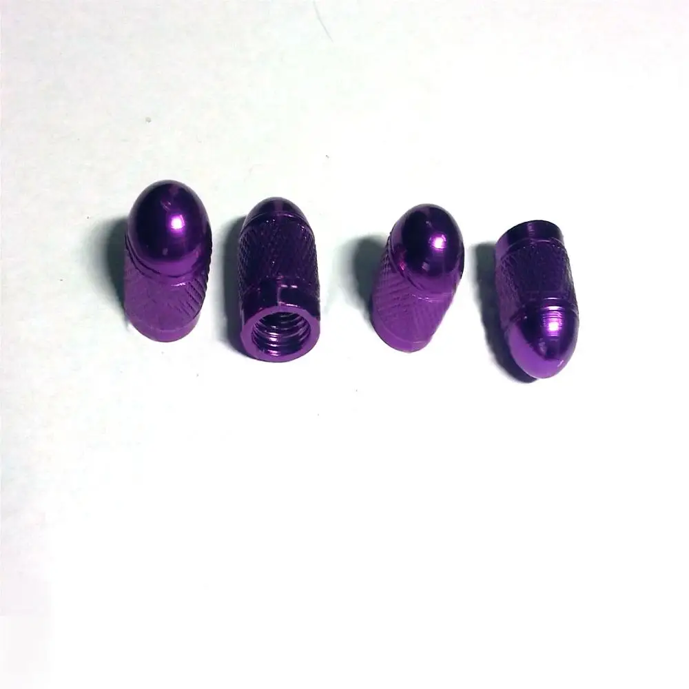 

10pcs bike valve nozzle cap bicycle wheel auto tire covered protector aluminium alloy bullet type dustproof connector NEW