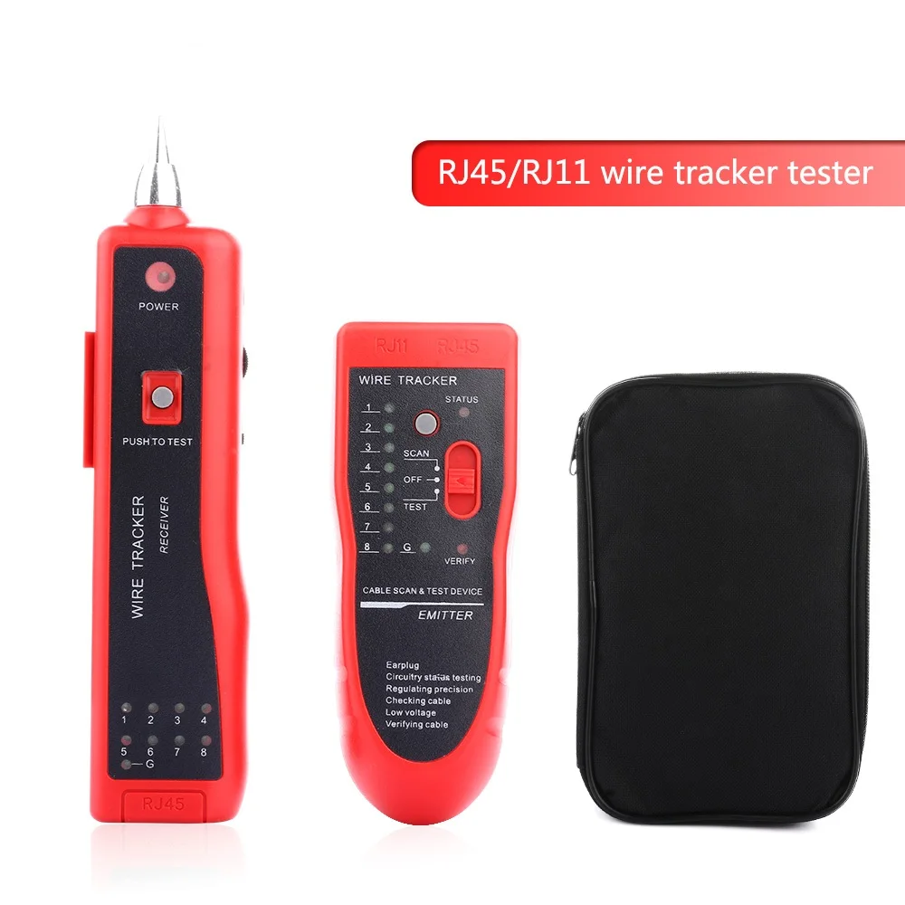 Сетевой кабель Ethernet LAN тестер UTP STP RJ11 RJ45 Cat5 Cat5E Cat6 телефонный провод трекер Tracer