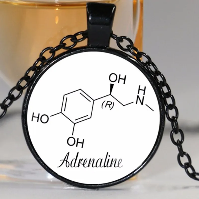 Ювелирное изделие из адреналина ожерелье с эпинефриновым стеклом ювелирные
