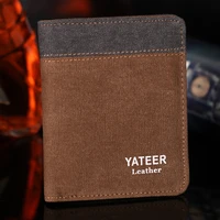 men wallets coin purse wallets for men with checkbook holder soft card case classic canvas mens wallet money bag purses