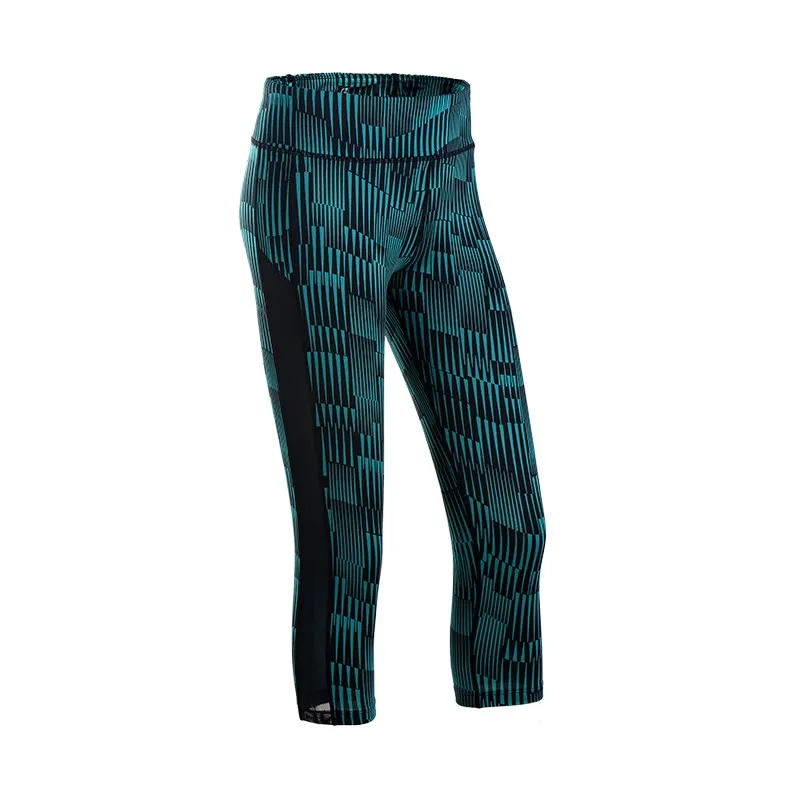 Green CrazyFit, женские штаны для йоги, бега, тренировок, Профессиональные Спортивные Компрессионные Капри, колготки, удобные штаны для йоги из пряжи - Цвет: Green