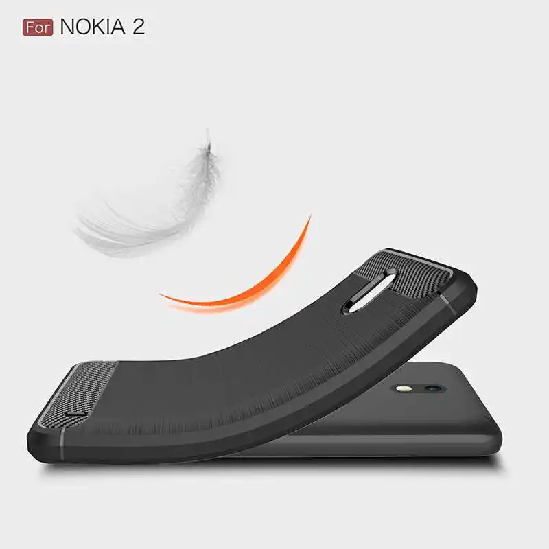 Модный Ударопрочный Мягкий силиконовый чехол Mokoemi 5 0 &quotдля Nokia 2 для мобильного