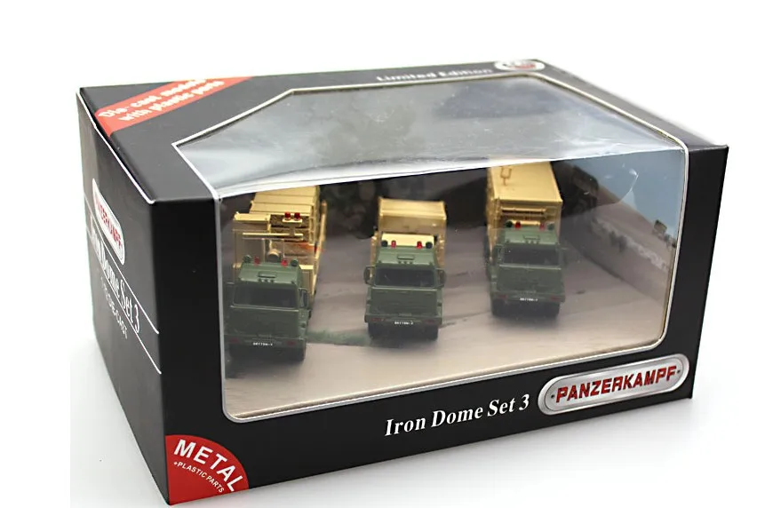 1/72 масштаб военная модель игрушки Израиль "Железный купол" Система обороны грузовик литой металлический автомобиль модель игрушки набор для коллекции, подарок