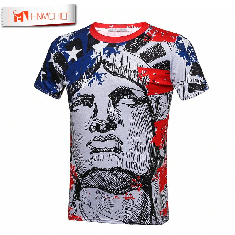 Мужская футболка-свитер с американским флагом 4 июля | одежда