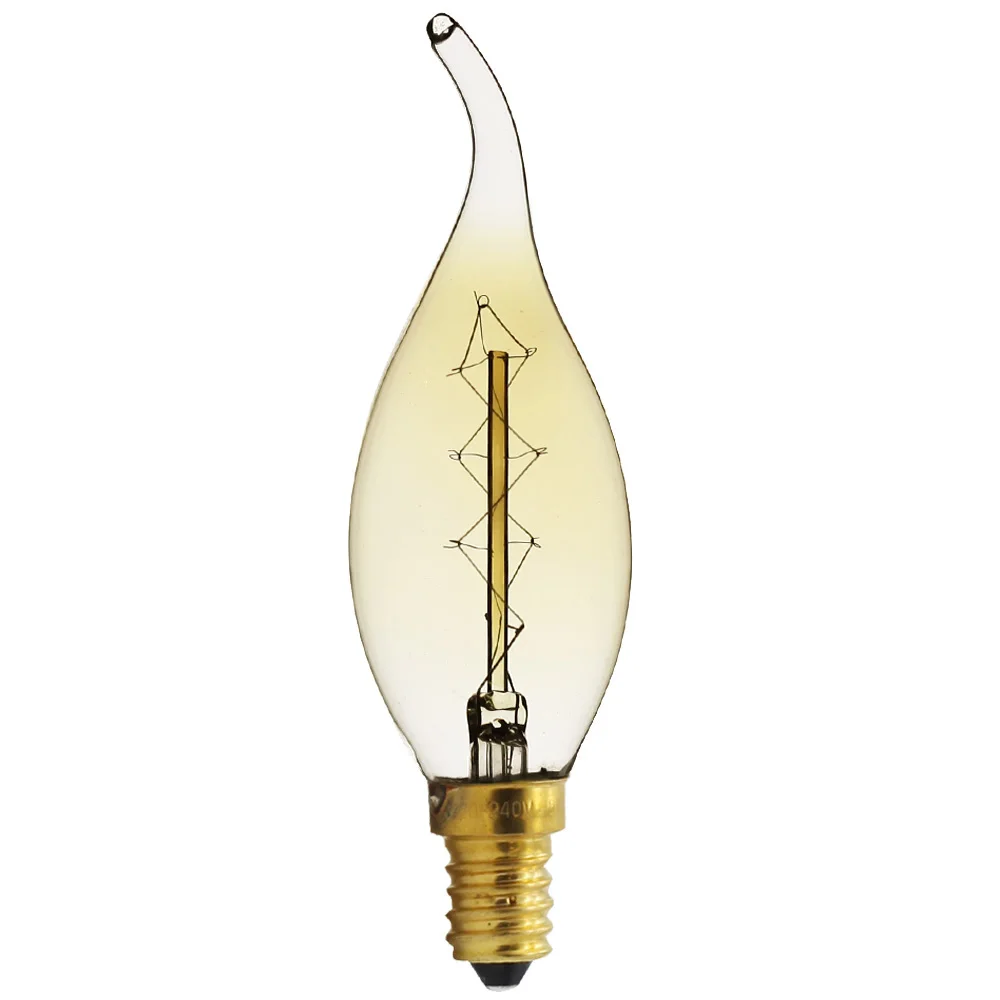 50 шт./CTN C35 Совет Декор лампочки edison янтарный свет лампы Винтаж лампа накаливания