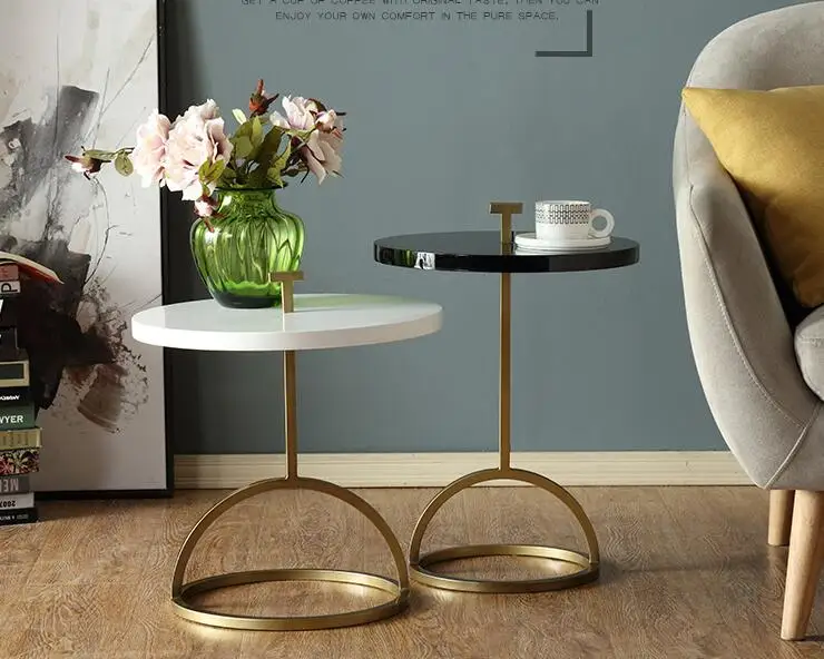 Nordic small round table tea table metal creative edge a few contracted corners a few modern round sofa edge table creative. susan coolidge a few more verses