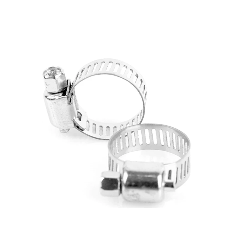 10 шт. Регулируемый приводной шланг из нержавеющей стали зажим топливной линии