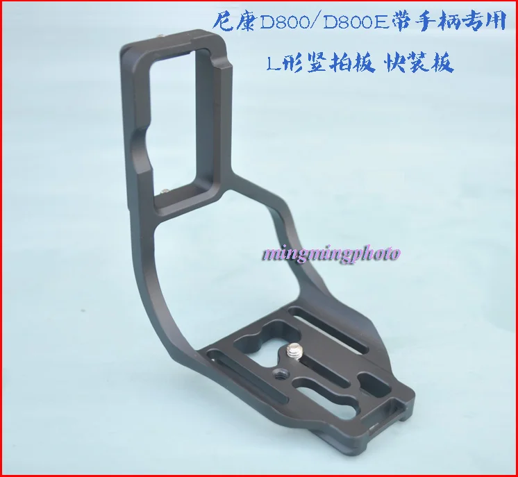 L-образный Shoot Quick Release L пластина/кронштейн держатель вертикальная рукоятка для Nikon D810 D800 D800E сферическая головка с камерой