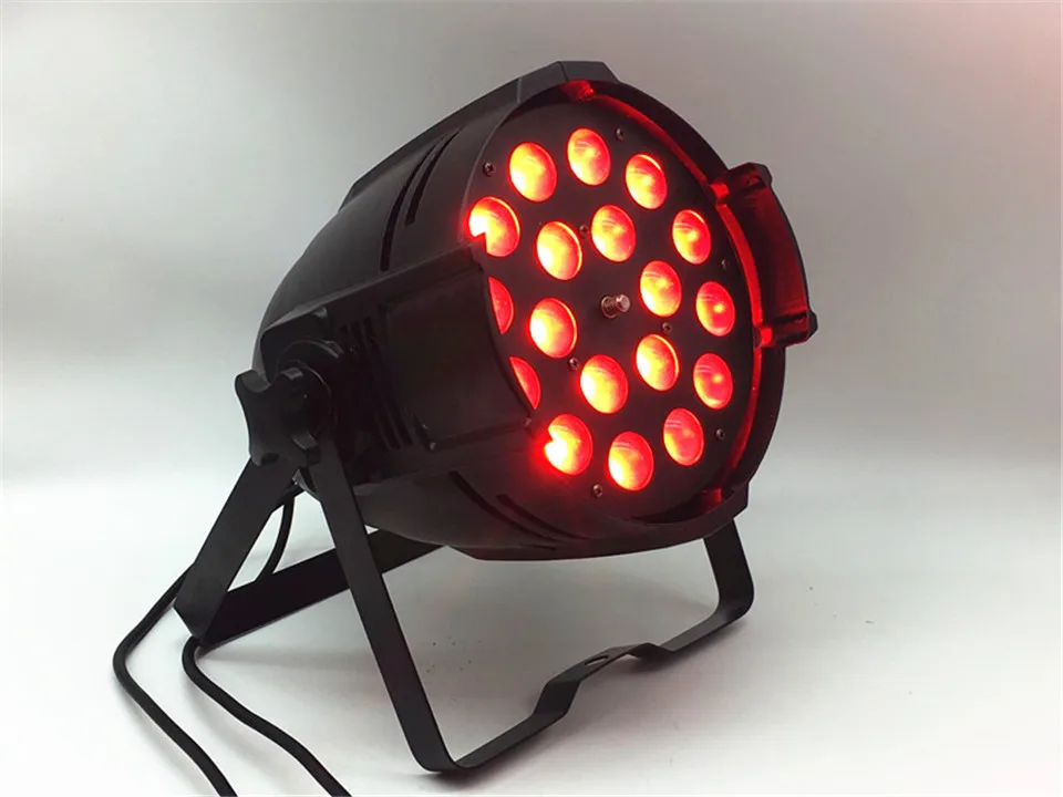 2 pz/lotto 18x18 Вт zoom par luce dmx luci dj 64 rgbwa uv 6in1 led для party дискотека | Лампы и освещение