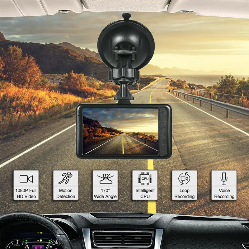 3 0 &quotширокоугольный 1080P Full HD Автомобильный видеорегистратор лобовое стекло DVR