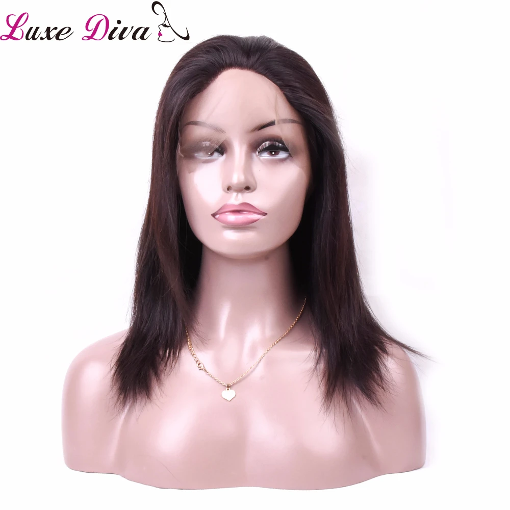 LUXE DIVA 360 синтетический парик их натуральных волос парики с предварительно