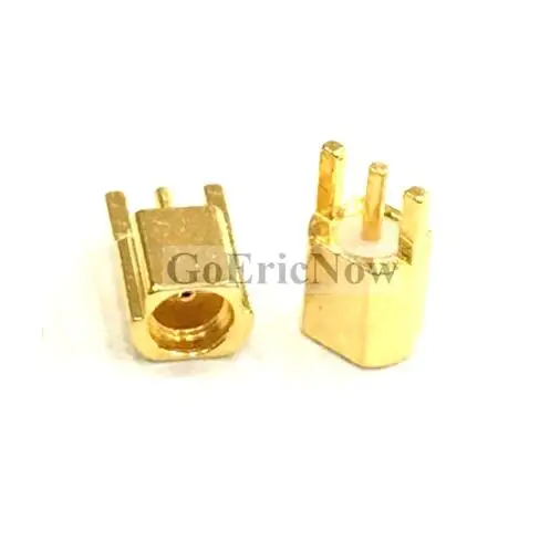 1 шт. РЧ коаксиальный золотое покрытие 3 Pin MMCX кабель с разъемом Jack печатного
